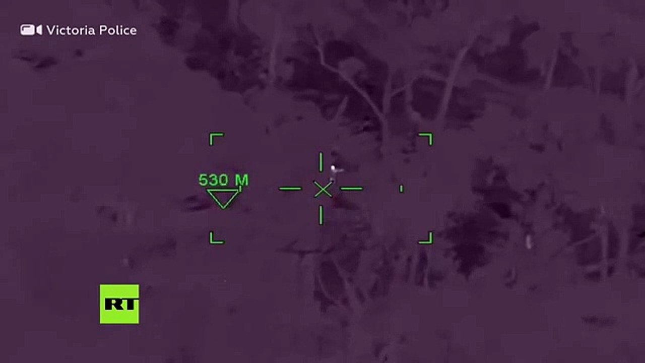 Así localiza la Policía australiana con tecnología infrarroja a un niño perdido en un bosque