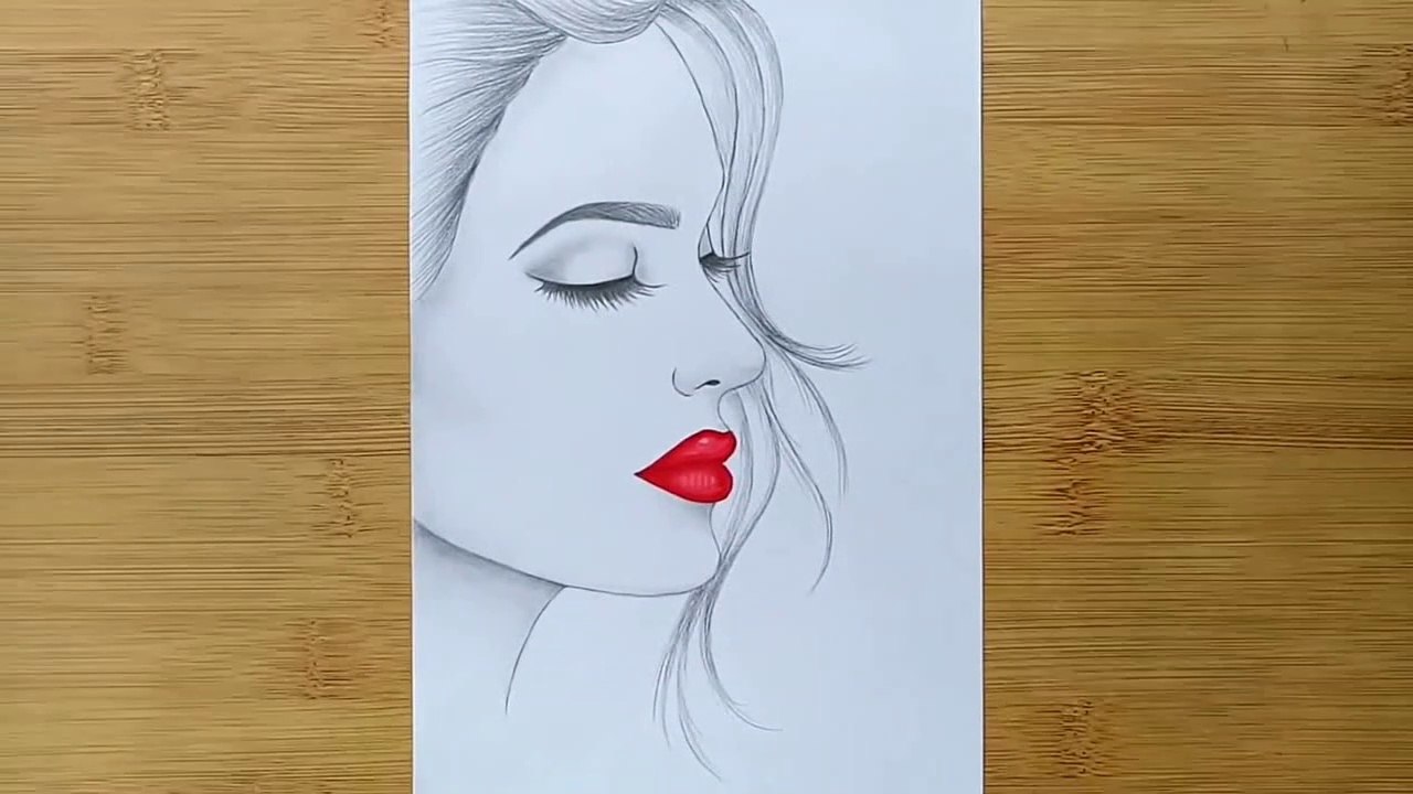 Sketching Faces Step By Step Draw Faces Beginners Face Easy Realistic ...