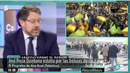 Ana Rosa, muy dura con la ausencia de VOX en los debates mientras los 'indepes' hacen campaña