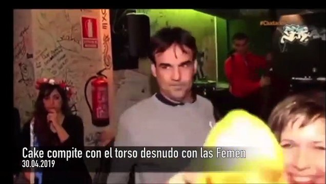 Cake Minuesa compite con las Femen con sus armas: el torso desnudo para destapar sus mentiras