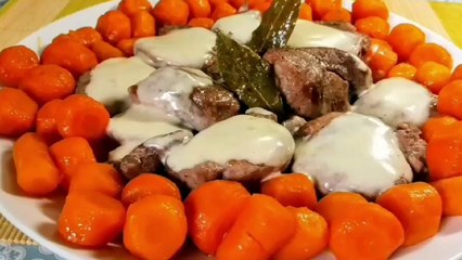 SOLOMILLO DE CERDO EN SALSA CON ZANAHORIAS