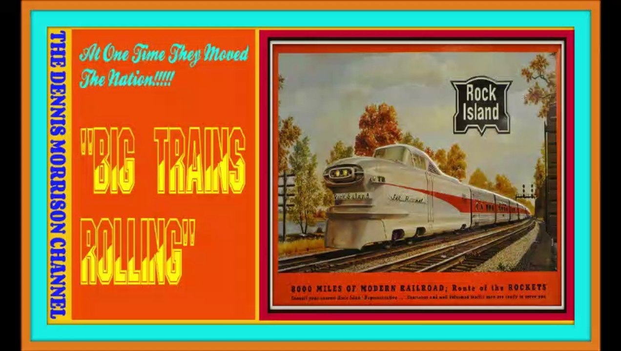 BIG TRAIN ROLLING 1955 - A DELIGHTFUL VIDEO SHOWING TRAIN TRAVEL AND MORE