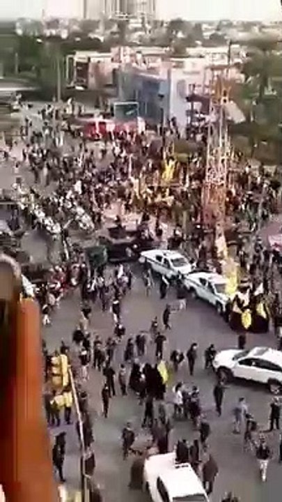 Irak - Tensions lors des obsèques de leur chef Al-Mohandes