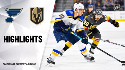 NHL Highlights | Blues @ Golden Knights 01/04/20
