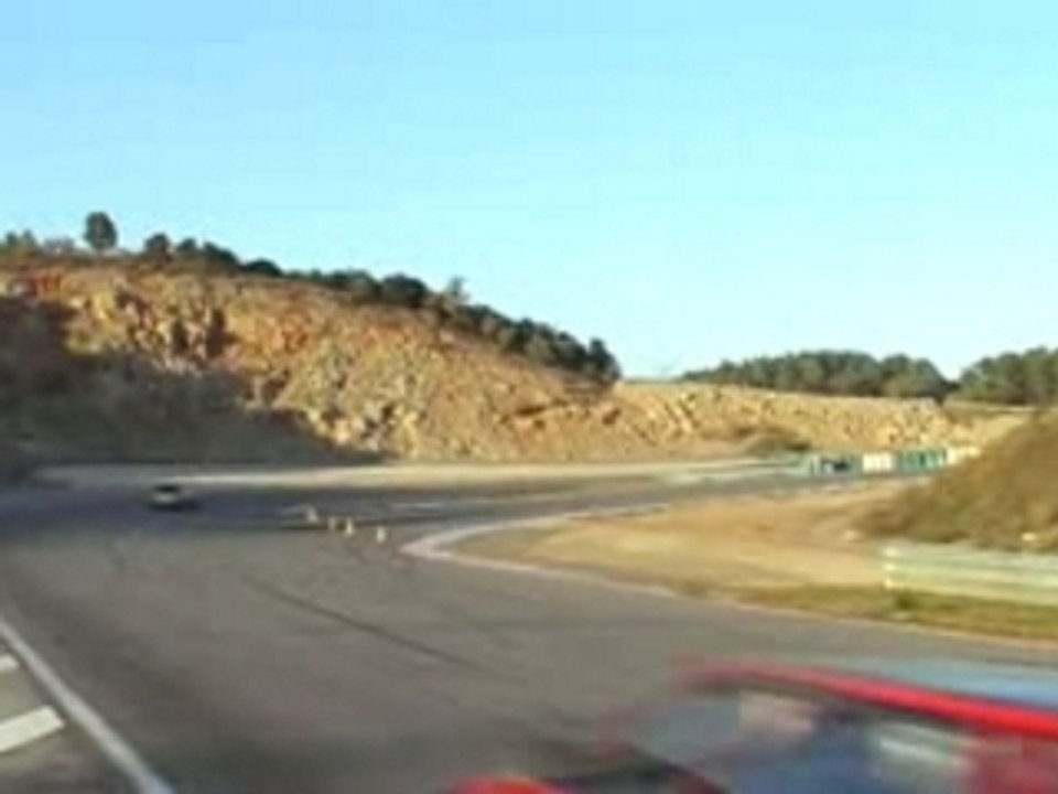 Passage courbe circuit d'Alès  106 s16