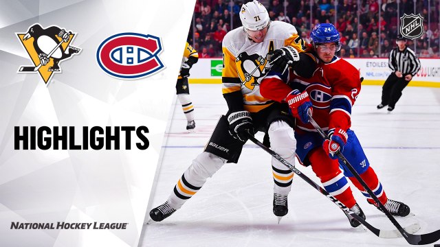 NHL Highlights | Penguins @ Canadiens 01/04/20