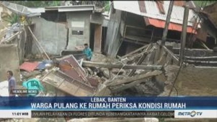 Pascabanjir, Warga Lebak Periksa Kondisi Rumah
