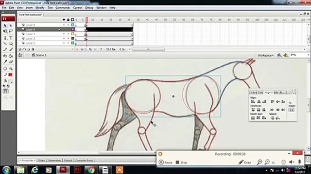 Hours 4 lag animation in adobe flash cs3