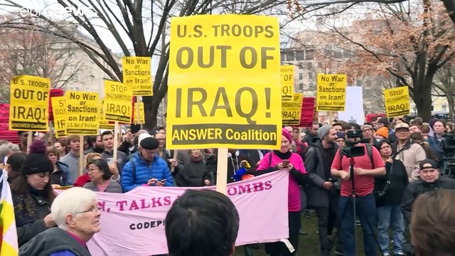 В городах США прошли антивоенные акции