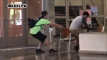 Ultimate _Chair Pulling_ Pranks Compilation - Funn comedy