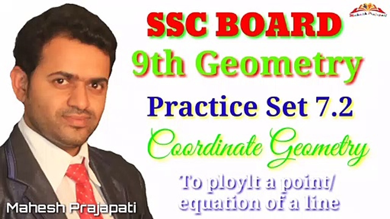 9th Geometry Ex. 7.2 || coordinate geometry  || Mahesh Prajapati