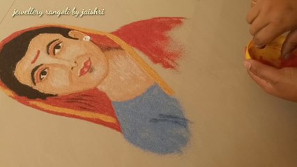 Savitribai phule rangoli