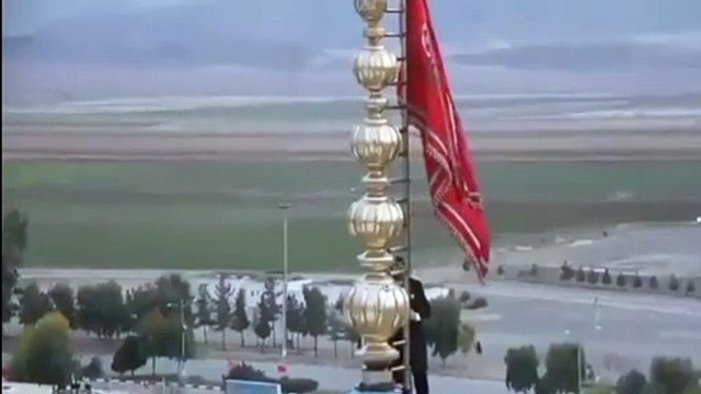 Iran host Reg flag at Jamkaran Mosque in Qom | World war three | USA vs Iran world war 3 Latest news,Qasem Soleimani