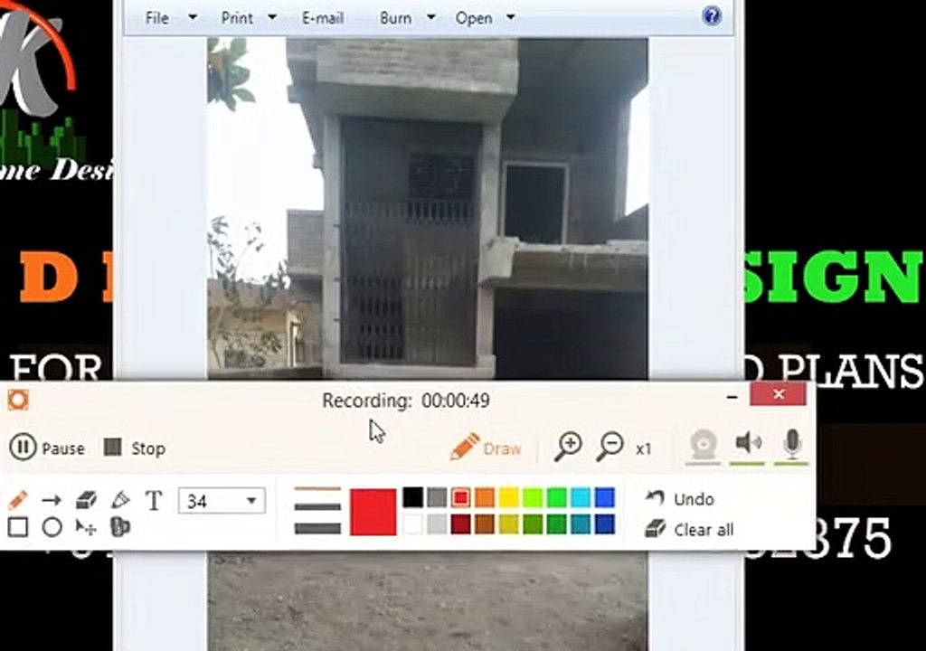 16 feet wide house elevation