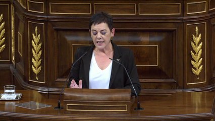 La intervención de Bildu, respondida con gritos de "asesinos" y "terroristas"