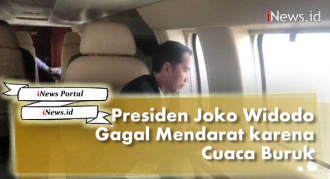Gagal Mendarat karena Cuaca Buruk, Jokowi dan Doni Monardo Bahas Vetiver di Heli