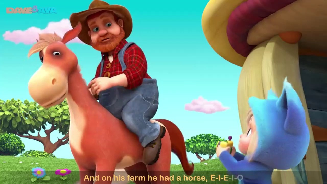 Old MacDonald Had a Farm | Animal Sounds Song | Nursery Rhymes and Baby Songs from Dave and Ava