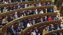 Gritos y abucheos durante el discurso de la portavoz de Bildu en el Congreso