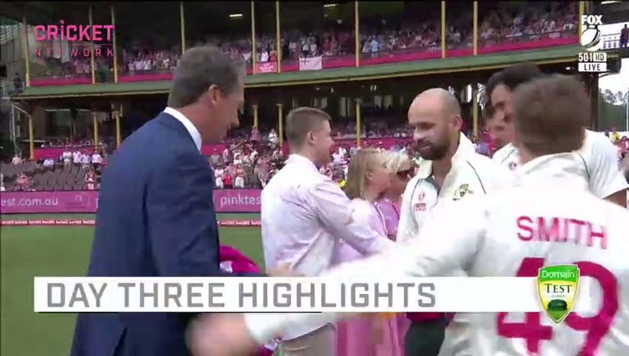 Aussie lead swells after Lyon helps roll Black Caps _ Third Domain Test vs New Zealand