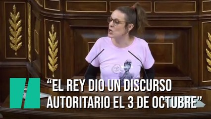 Mireia Vehí (CUP): "El Rey hizo el 3 de octubre un discurso autoritario"