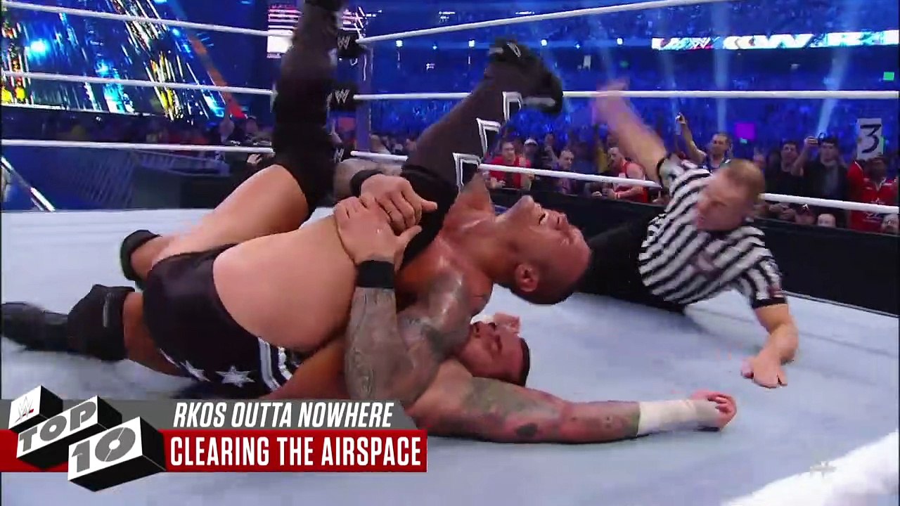 Randy Orton's Greatest RKOs Outta Nowhere- WWE Top 10_HD