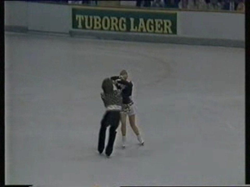 Karen Barber and Nicky Slater. British Ice Skating Champions 84-85