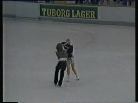 Karen Barber and Nicky Slater. British Ice Skating Champions 84-85
