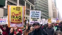 ABD sokaklarında savaş karşıtı protestolar
