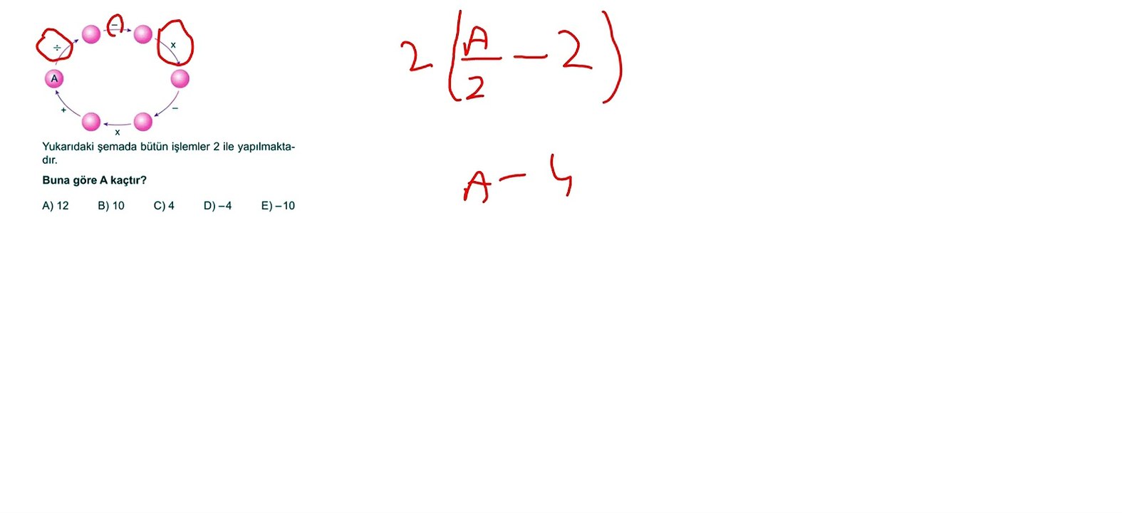 Sıradışı Analiz Yayınları TYT 2. Deneme Sınavı - Matematik 8. Soru