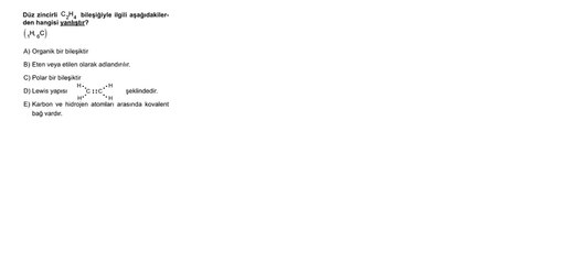 Sıradışı Analiz Yayınları TYT 2. Deneme Sınavı - Fen 14. Soru