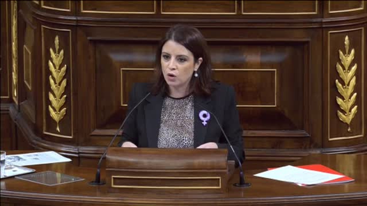 Lastra acusa a PP, Vox y Cs de amenazar "de forma implícita y explícita con un golpe de Estado"