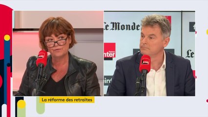 Retraites : "Il faut que nos enfants sachent, quand ils entrent sur le marché du travail, ce qu'ils vont toucher demain, ce que l'État prévoit pour eux. Or, ce que prévoit le président, c'est open bar, chacun pour soit" estime Fabien Roussel
