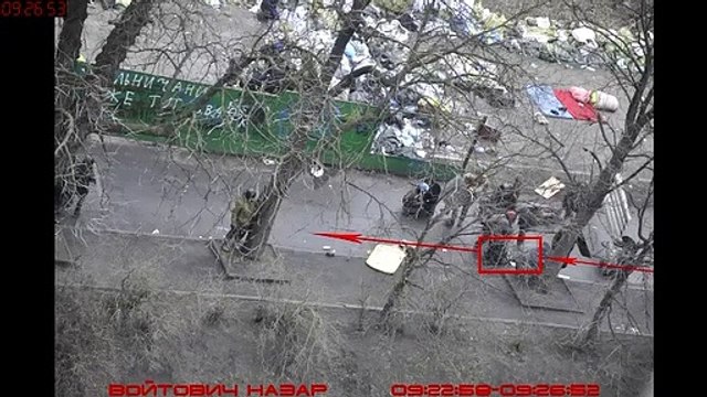 Видео с зафиксированными местом и временем гибели 47 протестующих на киевской улице Институтской во время Революции достоинства. – Видео Dailymotion