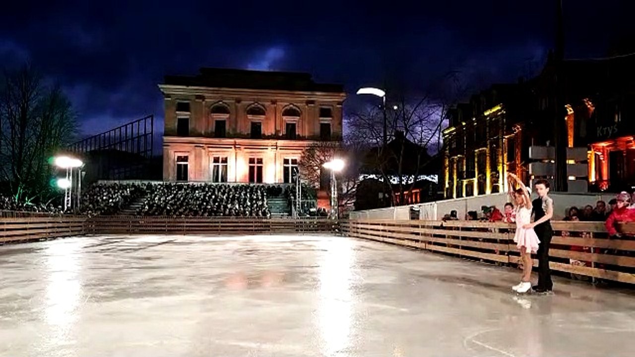 Gala de patinage du mois givré : Alice Bocquet et Yann Vogelbacher, 8 et 10 ans
