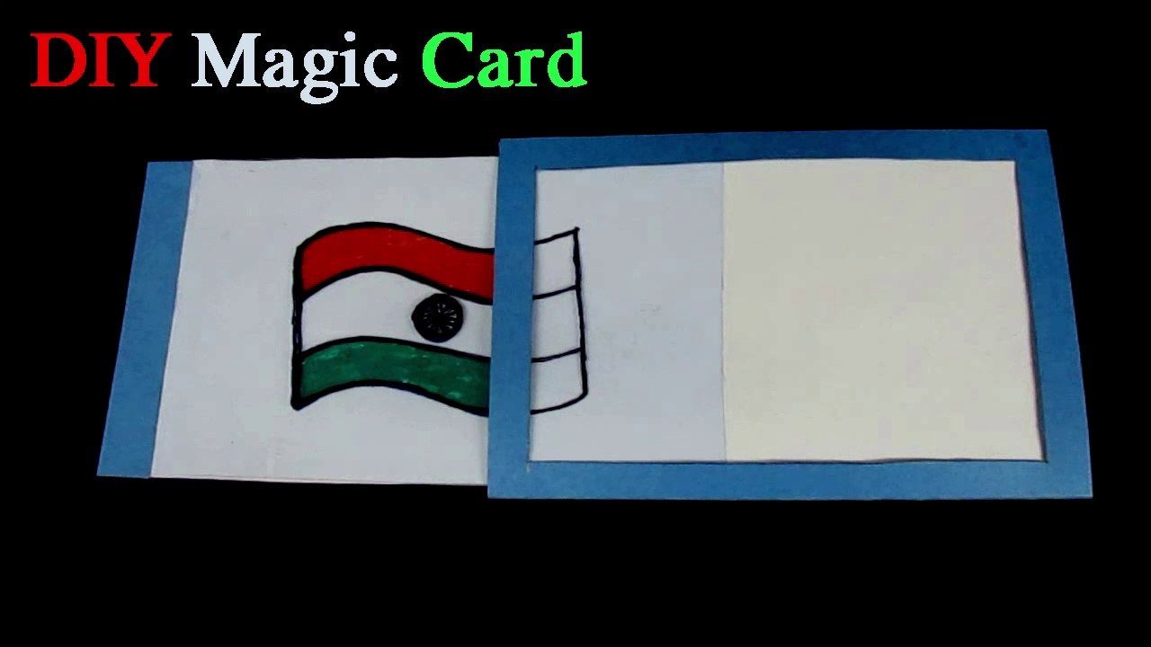 DIY Magic Card for Indian Republic Day | How to Make Republic Day Greeting Card | Republic Day Card Making Ideas | Indian Republic Day Craft Ideas 2020