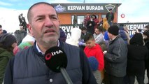 Kış ortasında dondurma izdihamı