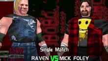 TNA Cross The Line Mod Matches Raven vs Mick Foley