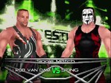 TNA Cross The Line Mod Matches Rob Van Dam vs Sting