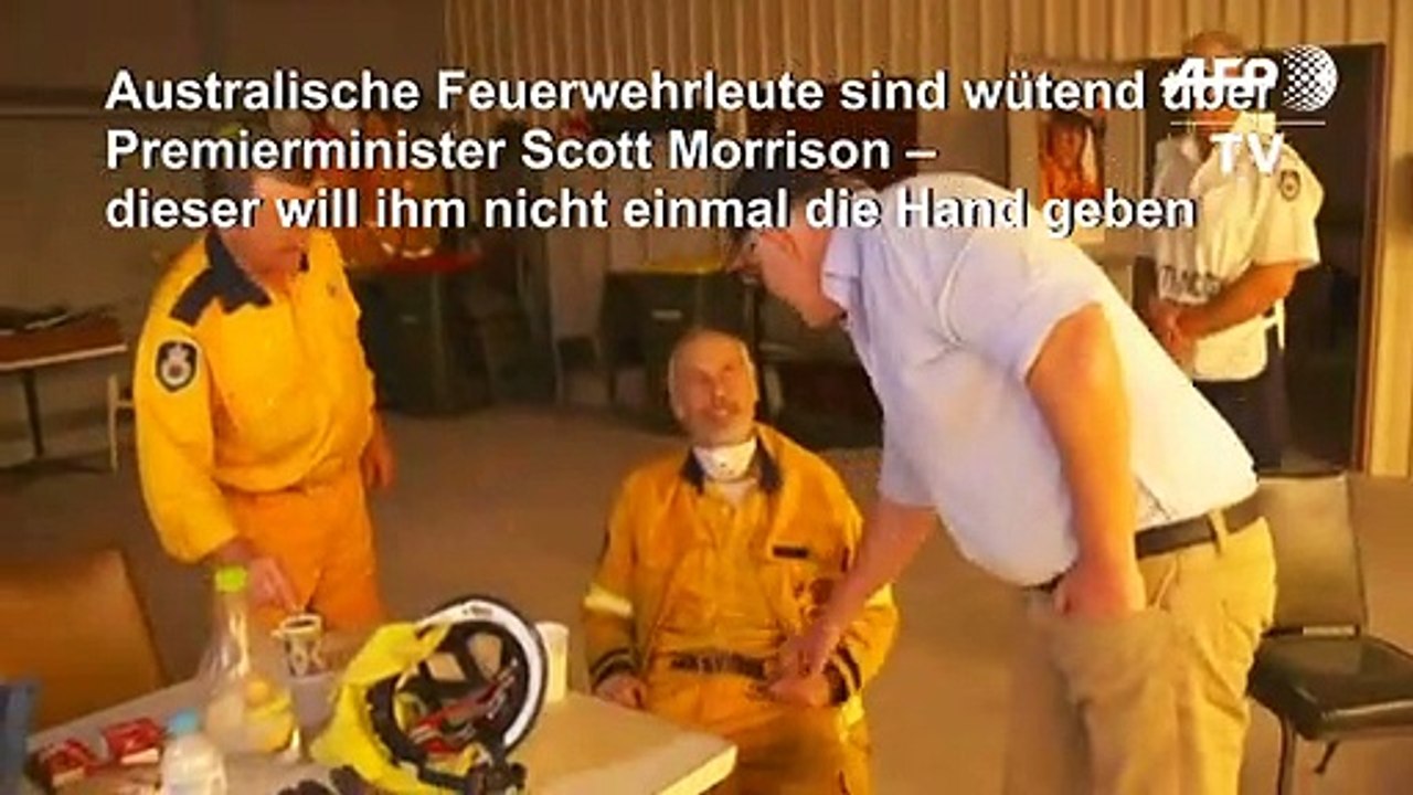"gerne" beim löschen? feuerwehr sauer auf australiens premier