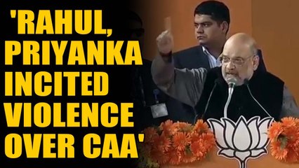 Download Video: Amit Shah hits out at Congress and AAP, says misled people over CAA