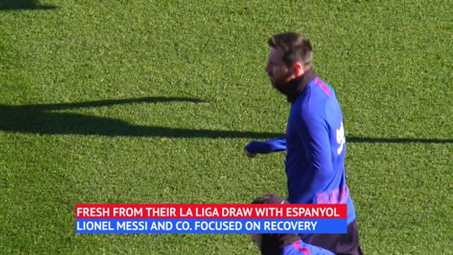 Barcelona train ahead of Spanish Super Cup