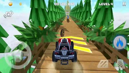 Mountain Climb Stunt - Fun Monster Truck Game.