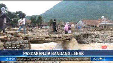 Kondisi Terkini Sungai Ciberang Pascabanjir Bandang di Lebak