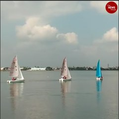 Navy sailboats at Coimbatore's Kuruchi lake attract a big crowd