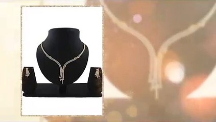 India's Top American Diamond Necklace only at  Anuradha Art Jewellery