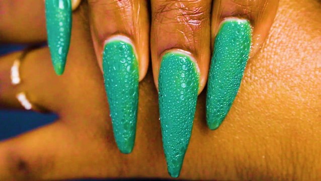 Nail artists are using dish soap to create bubble nail art