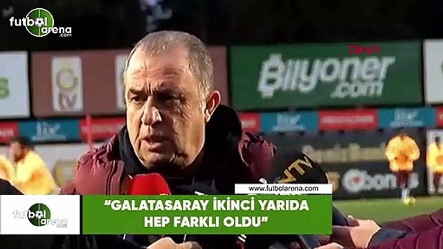 Fatih Terim: Galatasaray ikinci yarıda hep farklı oldu