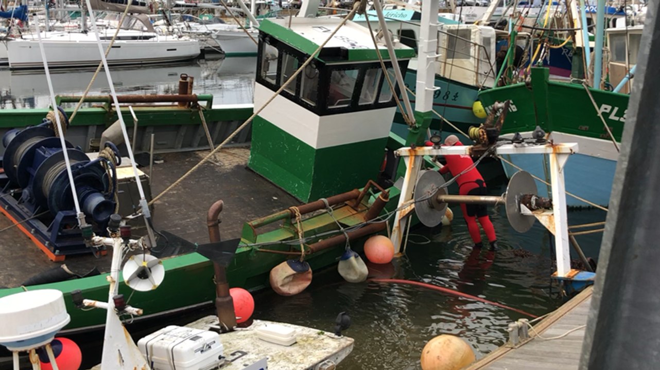 Le bateau Nos Drôles coule à Paimpol