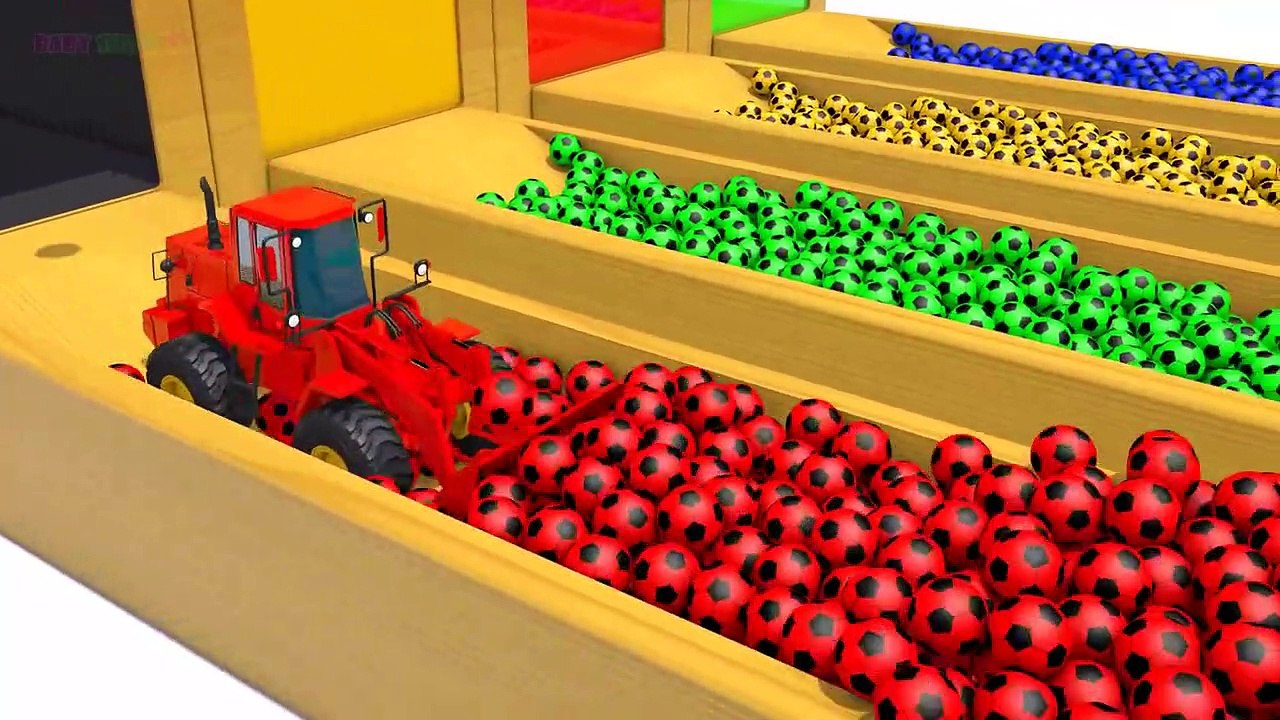Learn Colors with Surprise Soccer Balls kids poems
