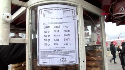 İstanbul'da simit fiyatları arttı
